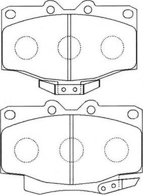 FIT FP0209 - Гальмівні колодки, дискові гальма autocars.com.ua