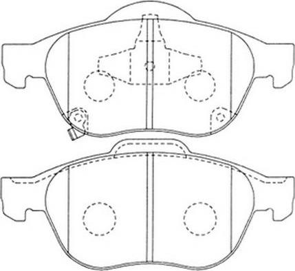 FIT FP0236 - Гальмівні колодки, дискові гальма autocars.com.ua