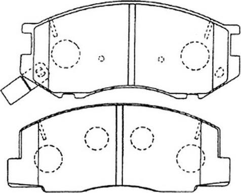 FIT FP0263 - Гальмівні колодки, дискові гальма autocars.com.ua