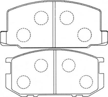 FIT FP0282 - Тормозные колодки, дисковые, комплект autodnr.net