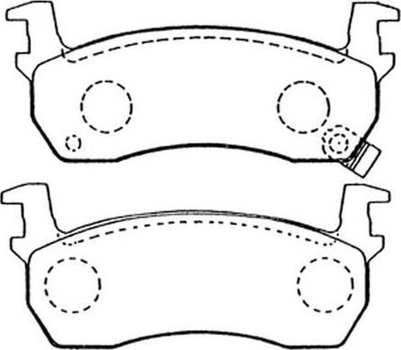 FIT FP0308 - Гальмівні колодки, дискові гальма autocars.com.ua