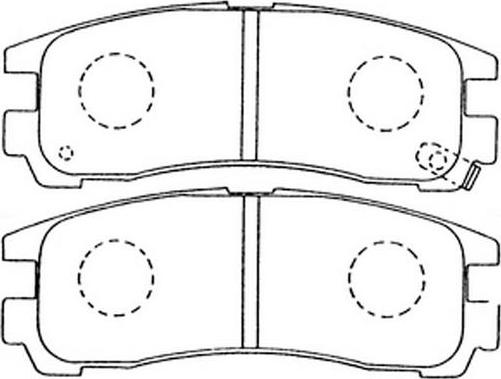 FIT FP0383 - Гальмівні колодки, дискові гальма autocars.com.ua