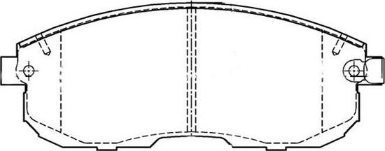 FIT FP0430 - Тормозные колодки, дисковые, комплект avtokuzovplus.com.ua