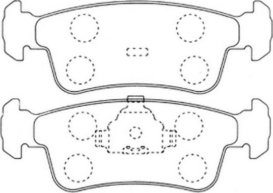 FIT FP0444 - Гальмівні колодки, дискові гальма autocars.com.ua