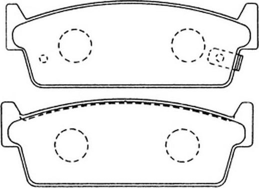 Akebono AN-8101WKE - Тормозные колодки, дисковые, комплект avtokuzovplus.com.ua