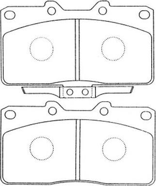 FIT FP0531 - Гальмівні колодки, дискові гальма autocars.com.ua