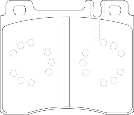 FIT FP0577 - Гальмівні колодки, дискові гальма autocars.com.ua