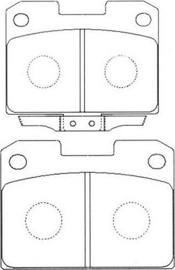 FIT FP0631 - Тормозные колодки, дисковые, комплект autodnr.net