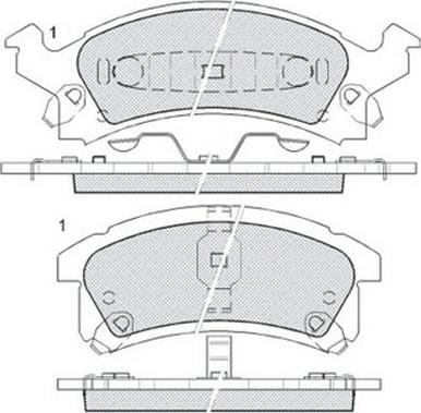 FIT FP0673 - Гальмівні колодки, дискові гальма autocars.com.ua