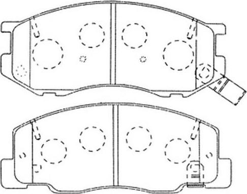 FIT FP0716 - Тормозные колодки, дисковые, комплект autodnr.net