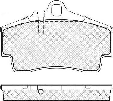 FIT FP0738 - Тормозные колодки, дисковые, комплект avtokuzovplus.com.ua