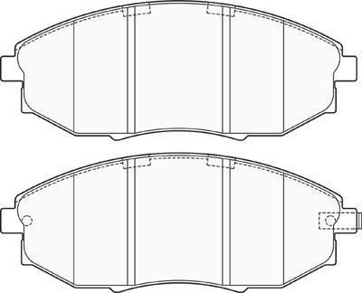 FIT FP1031 - Гальмівні колодки, дискові гальма autocars.com.ua