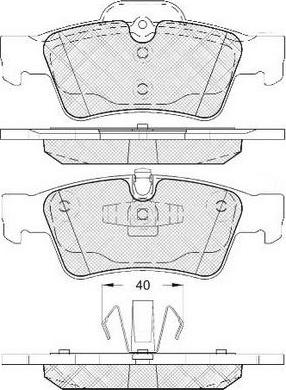 FIT FP1122 - Гальмівні колодки, дискові гальма autocars.com.ua