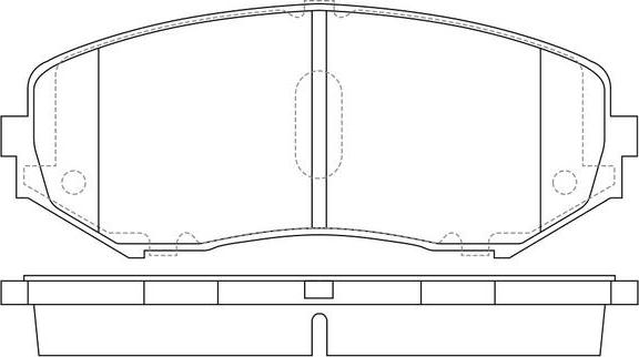 Starline BD S474P - Гальмівні колодки, дискові гальма autocars.com.ua