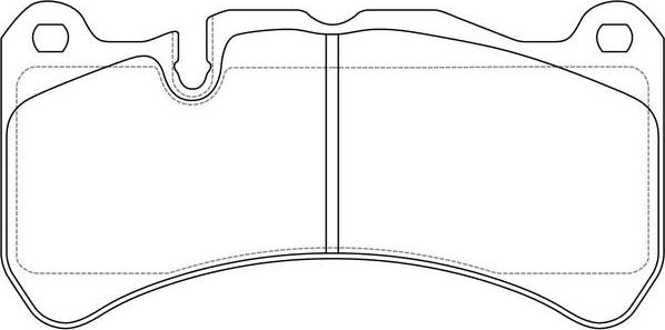 FIT FP1245 - Тормозные колодки, дисковые, комплект autodnr.net