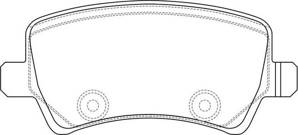FIT FP1307 - Гальмівні колодки, дискові гальма autocars.com.ua