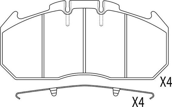 FIT FP1310 - Тормозные колодки, дисковые, комплект autodnr.net