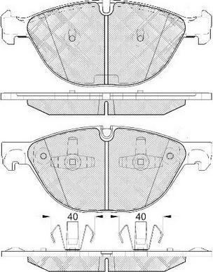 FIT FP1381 - Тормозные колодки, дисковые, комплект autodnr.net