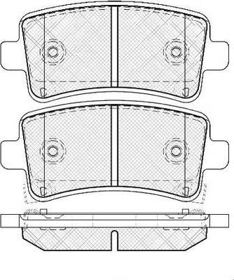 FIT FP1430 - Тормозные колодки, дисковые, комплект autodnr.net