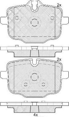 FIT FP1469 - Тормозные колодки, дисковые, комплект avtokuzovplus.com.ua