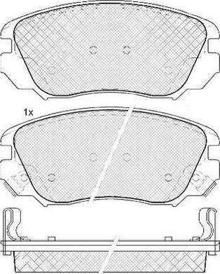 FIT FP1559 - Тормозные колодки, дисковые, комплект autodnr.net