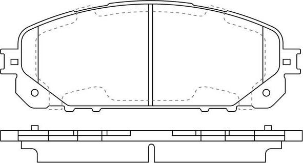 FIT FP1709 - Гальмівні колодки, дискові гальма autocars.com.ua