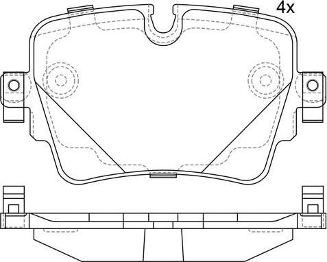 FIT FP1753 - Гальмівні колодки, дискові гальма autocars.com.ua