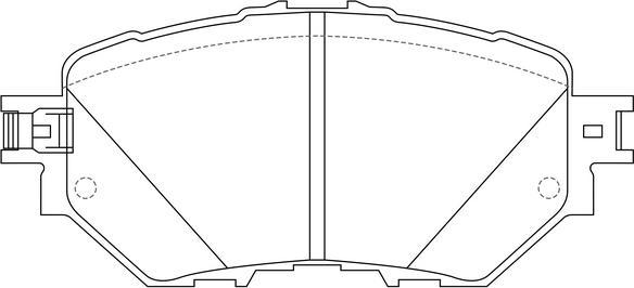 FIT FP1759 - Тормозные колодки, дисковые, комплект avtokuzovplus.com.ua