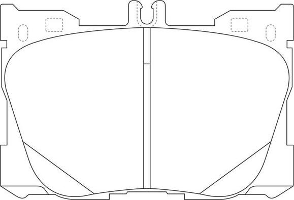 FIT FP1871 - Тормозные колодки, дисковые, комплект avtokuzovplus.com.ua