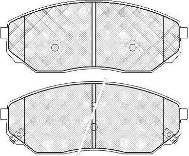 FIT FP3017 - Тормозные колодки, дисковые, комплект avtokuzovplus.com.ua