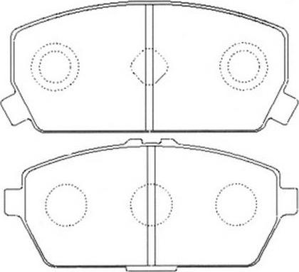 FIT FP3128 - Тормозные колодки, дисковые, комплект avtokuzovplus.com.ua