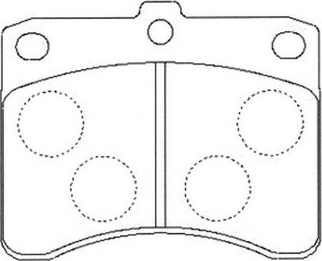 FIT FP6160 - Тормозные колодки, дисковые, комплект avtokuzovplus.com.ua