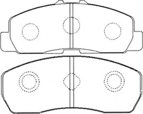 FIT FP7175 - Тормозные колодки, дисковые, комплект avtokuzovplus.com.ua