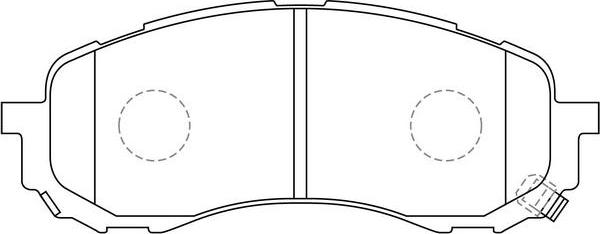 FIT FP7177 - Тормозные колодки, дисковые, комплект avtokuzovplus.com.ua