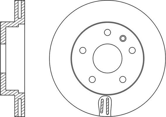 FIT FR0130V - Гальмівний диск autocars.com.ua