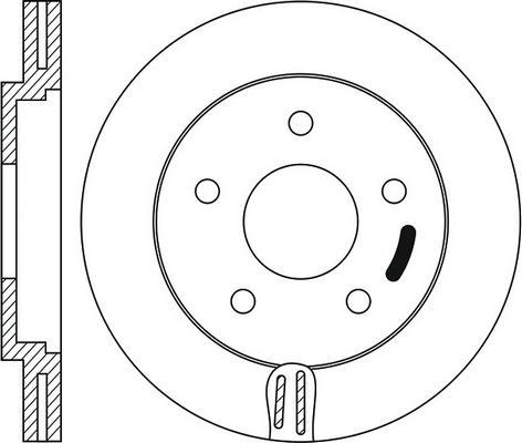 Japanparts DI-096 - Гальмівний диск autocars.com.ua