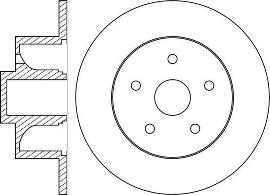 FIT FR0184 - Гальмівний диск autocars.com.ua