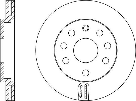 Blue Print ADW194329 - Гальмівний диск autocars.com.ua