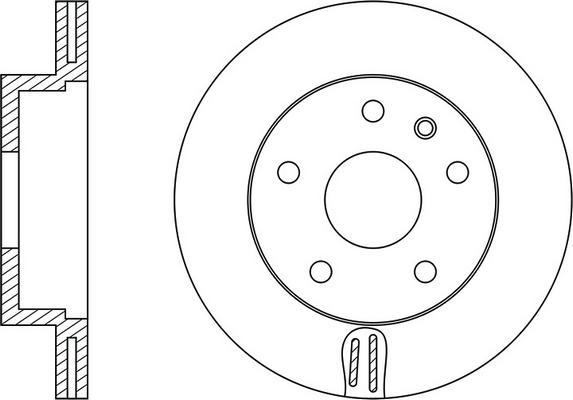 FIT FR0191V - Гальмівний диск autocars.com.ua