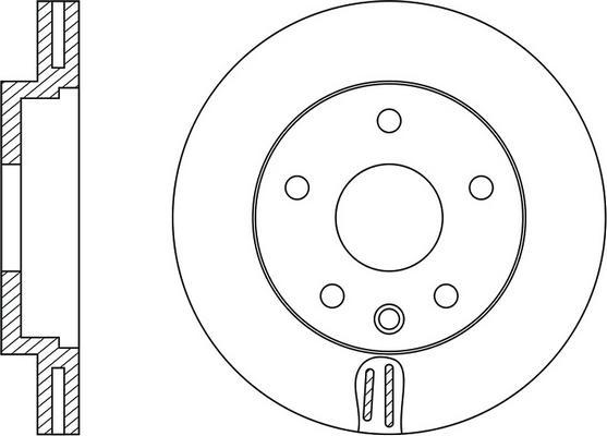 FIT FR0427V - Гальмівний диск autocars.com.ua