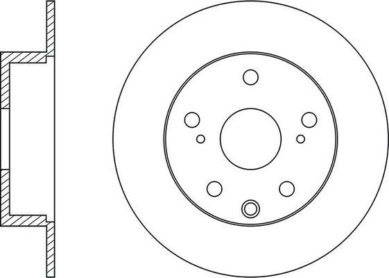 FIT FR0539 - Гальмівний диск autocars.com.ua