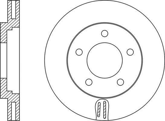 BENDIX 562118 - Гальмівний диск autocars.com.ua