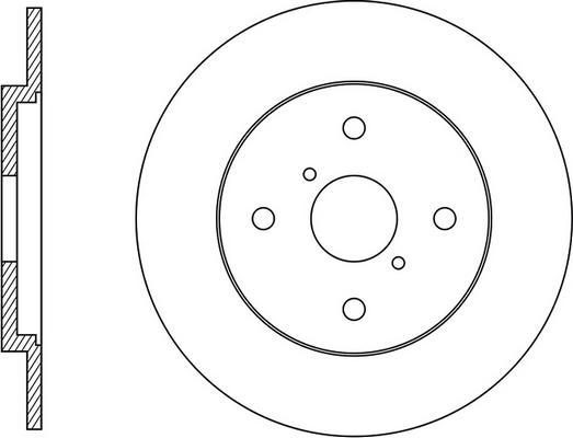 BOSCH 0 986 479 C05 - Гальмівний диск autocars.com.ua