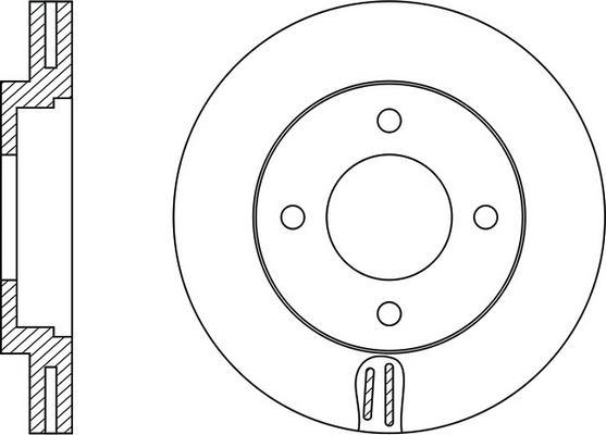 FIT FR0639V - Гальмівний диск autocars.com.ua