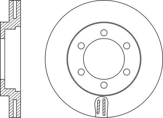 FIT FR0641V - Гальмівний диск autocars.com.ua