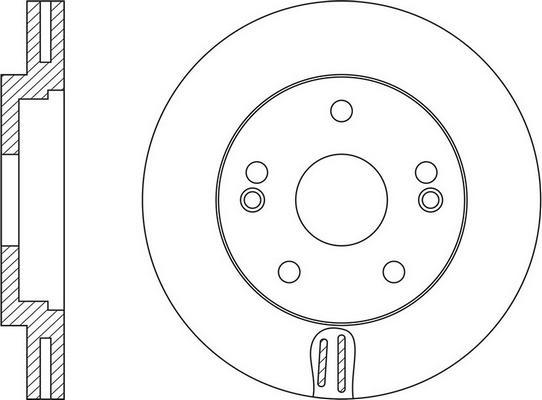 FIT FR0653V - Гальмівний диск autocars.com.ua