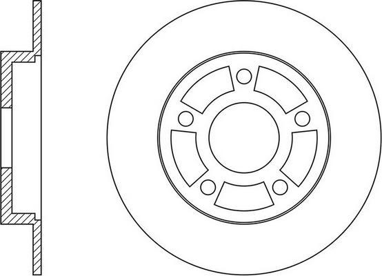 FIT FR0676 - Гальмівний диск autocars.com.ua