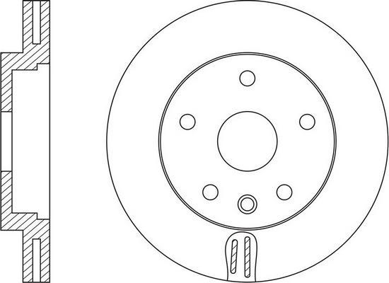 FIT FR0694V - Гальмівний диск autocars.com.ua