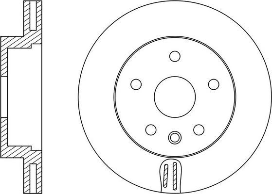 Skoda 8R0615301 - Гальмівний диск autocars.com.ua