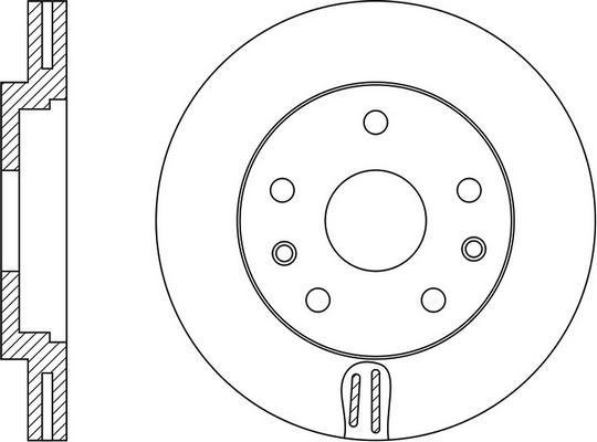 FIT FR0739V - Гальмівний диск autocars.com.ua